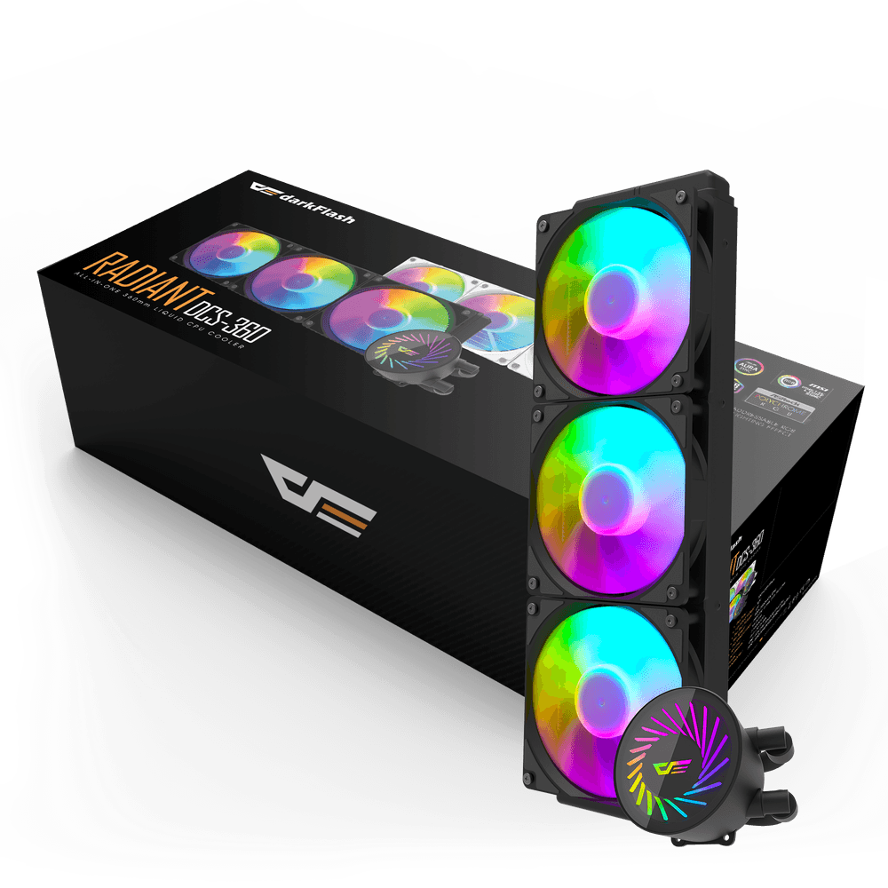 DarkFlash DCS 360 CPU liquid cooling - Black DarkFlash DCS 360 CPU liquid cooling - Black